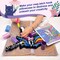Blue Butterfly Latch Hook Kits for Adults, Beginners Insect Latch Hook Rug Starter Kit Pre-Printed Carpet Making Set DIY Handmade Wall Hanging Craft for Home Decoration 20x15 inch